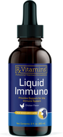 Rx Vitamins Liquid Immuno Immune Supplement for Cats & Dogs, Chicken Flavor