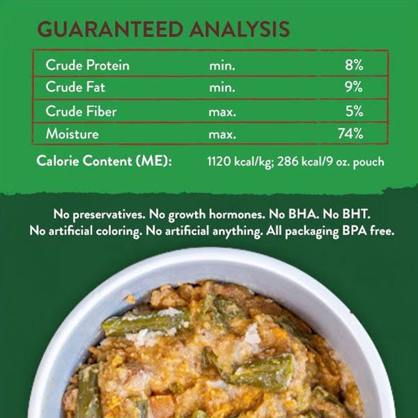 topper for dog food guaranteed analysis