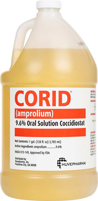 Corid (Amprolium) 9.6% Oral Solution