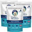 Under the Weather Rice & Chicken Freeze Dried Bland Diet for Dogs 3pack
