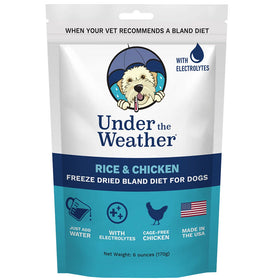 Under the Weather Rice & Chicken Freeze Dried Bland Diet for Dogs, 6-oz