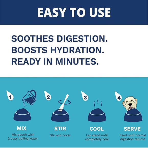 Under the Weather Rice, Hamburger & Sweet Potato Freeze Dried Bland Diet for Dogs, 6-oz