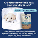 Under the Weather Rice, Chicken & Bone Broth Freeze Dried Bland Diet for Dogs