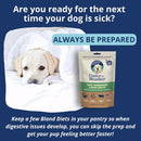Under the Weather Rice, Hamburger & Bone Broth Freeze Dried Bland Diet for Dogs