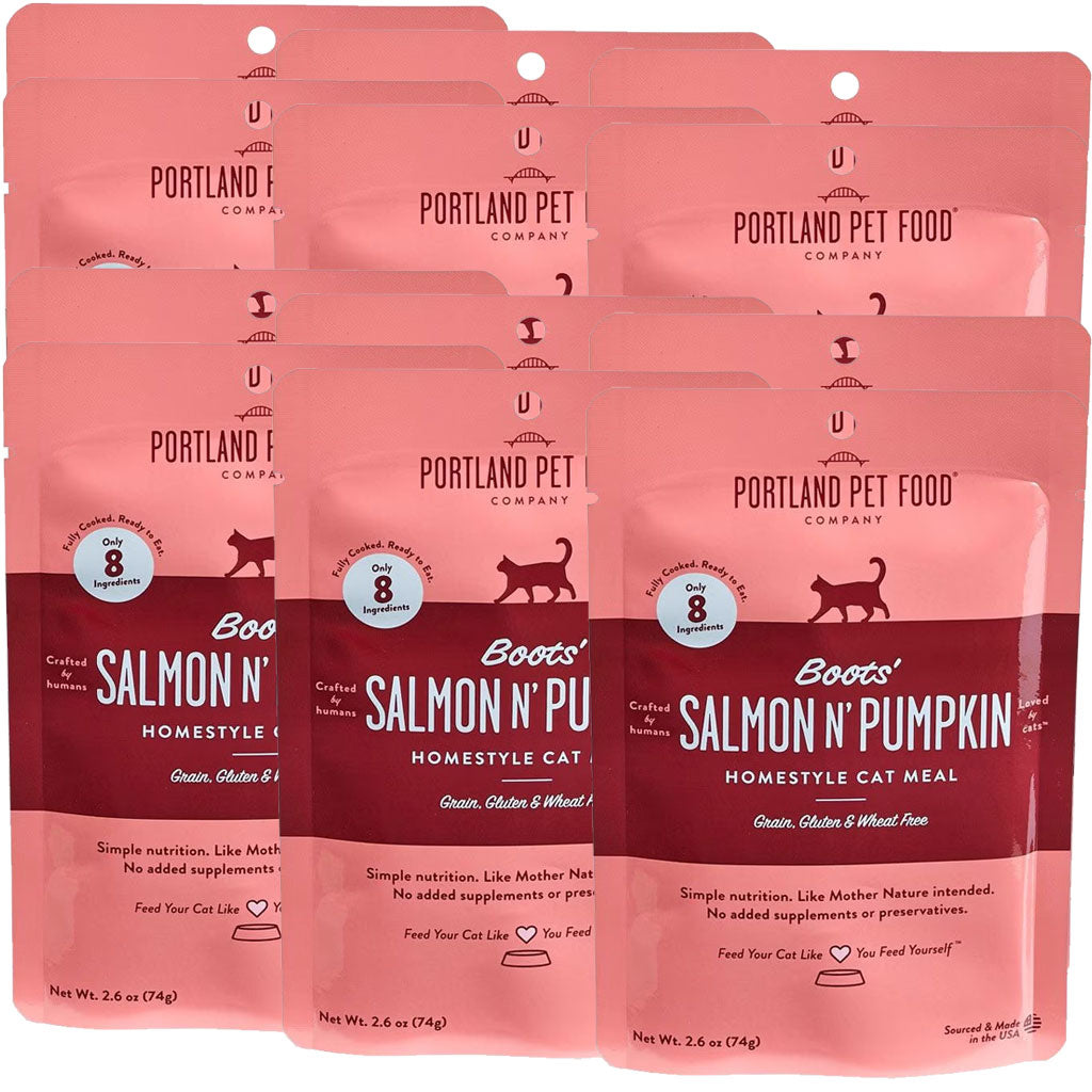 Portland Pet Food Company Luke's Salmon N' Pumpkin Homestyle Wet Cat Food