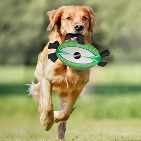 Ethical Pet Spot Football with Ez-Tabs Dog Toys