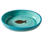 Spot Elegance Cat Bowl, 6", aqua