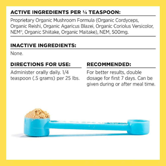 Bixbi Joint Support Powdered Mushroom Supplement For Dogs & Cats (60 g)