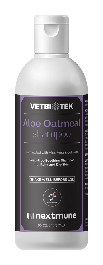 VetBiotek Aloe & Oatmeal Soothing Soap-Free Shampoo For Pets