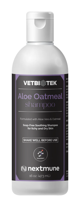 VetBiotek Aloe & Oatmeal Soothing Soap-Free Shampoo For Pets