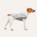 Goo-eez Hoodie Fleece Kangaroo For Dogs, Heather Grey Sideways