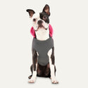 Goo-eez Hooded Signature Winter Jacket for Dogs Pink front side