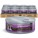 Dave's Pet Food Saucey Pate Chicken & Tuna Recipe Grain-Free Canned Wet Cat Food, 5.5-oz can, case of 24