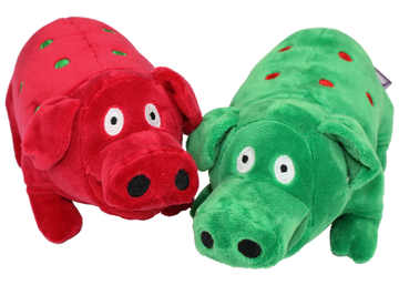 Multipet Holiday Goblet Plush Dog Toys Assorted Colors 9", 1 count