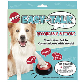 Ethical Pet Spot Spot Easy Talk Recordable Buttons