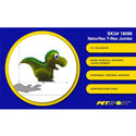 Petsport USA NaturFlex Latex Rubber Dinosaur T-Rex Dog Toy