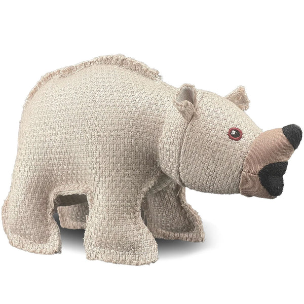 Petsport USA Hemp Bear Plush Dog Toy