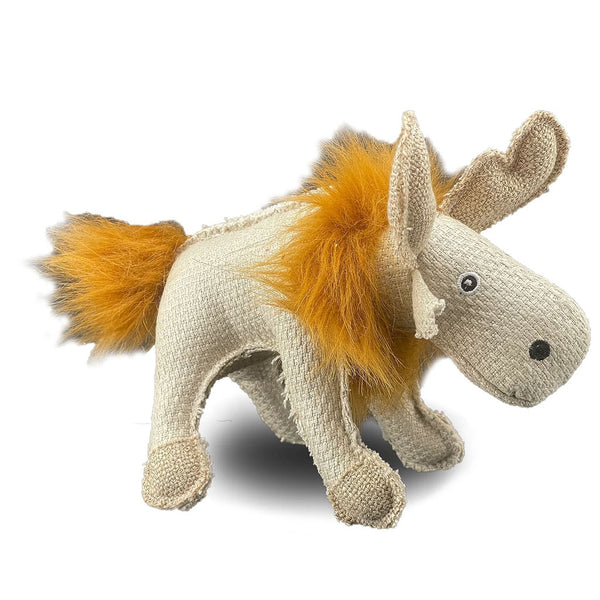 Petsport USA Hemp Moose Plush Dog Toy