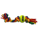 Petsport USA Kaleidoscope Rope Mini 3 Knot with Ball Dog Toy