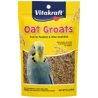 Vitakraft Oat Groats Treats for Parakeets & Other Small Birds, 8-oz