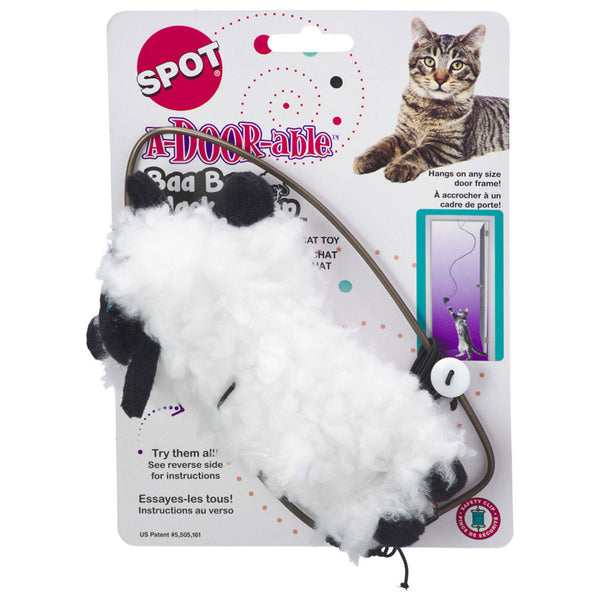 Ethical Pet Spot Baa Baa Sheep A-Door-Able Cat Toy