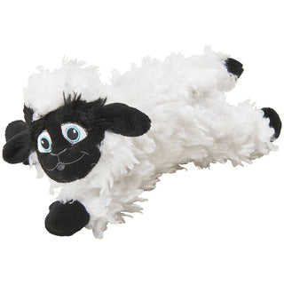 Spot BAA BAA Black Sheep Plush Dog Toy lying down