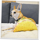 Doggijuana Get the Munchies Refillable Juananip Taco Squeaky Plush Dog Toy-6