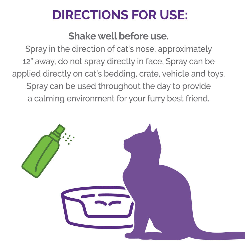 TevraPet Vetality Harmony Pet Calming Spray for Cats