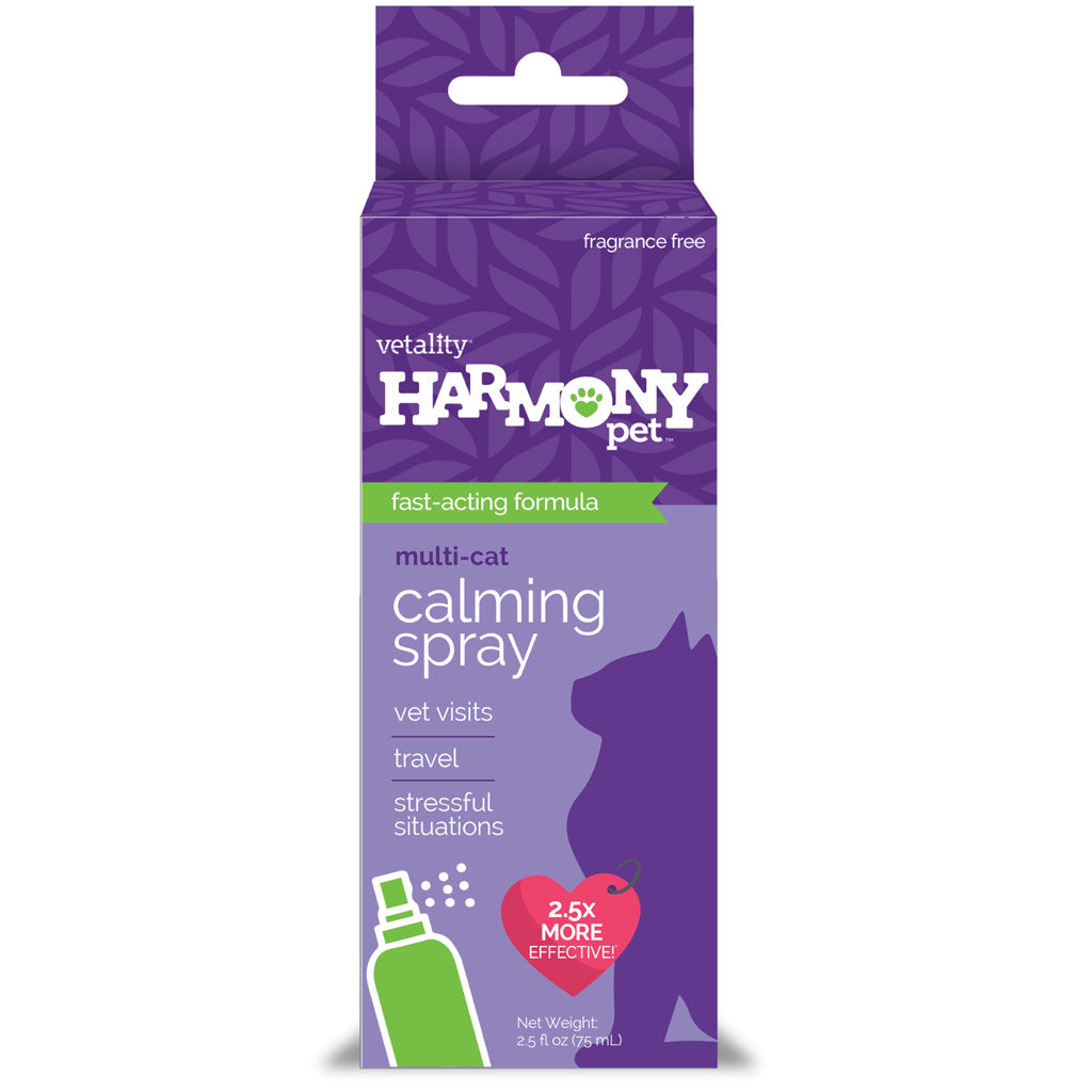 TevraPet Vetality Harmony Pet Calming Spray for Cats, 1.62-oz