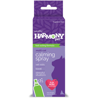 TevraPet Vetality Harmony Pet Calming Spray for Cats, 1.62-oz