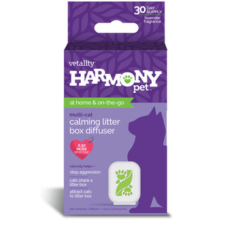 TevraPet Vetality Harmony Pet Calming Litter Box Diffuser, 3-mL