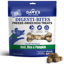 Dave's Digesti-Bites Freeze-Dried Beef, Rice & Pumpkin Dog Treats, 12-oz