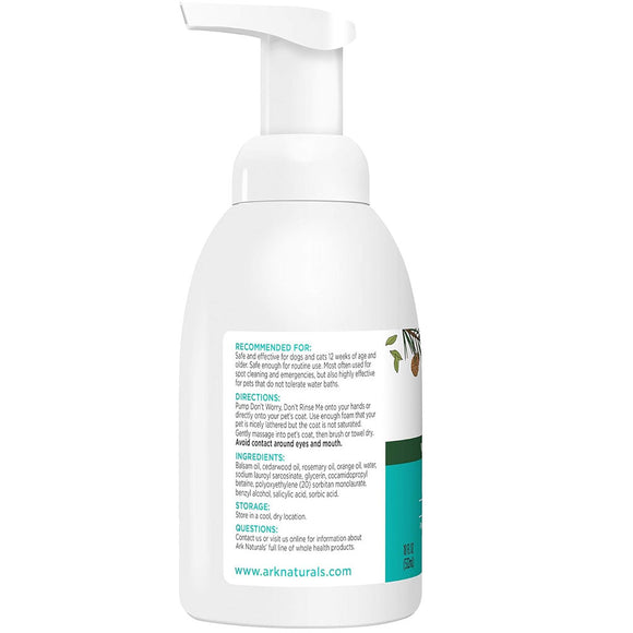 Ark Naturals Don't Worry Don't Rinse Me Waterless Dogs & Cats Shampoo