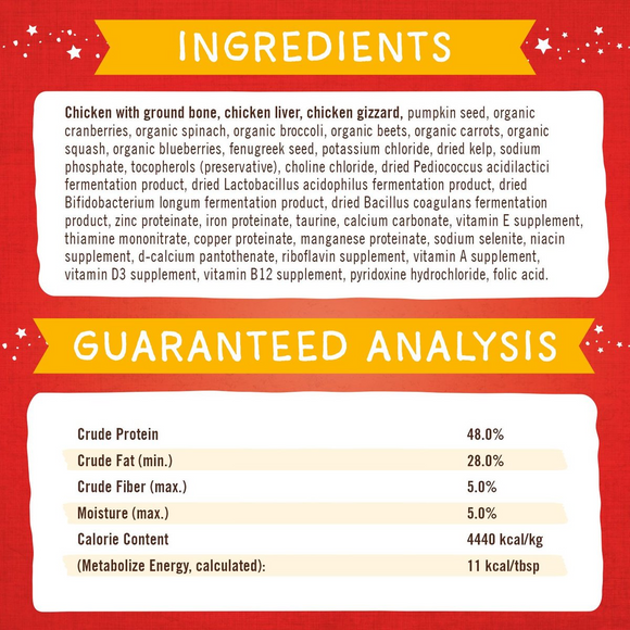 Stella & Chewy's Magical Dinner Dust Chicken Freeze-Dried Raw Food Topper For Dogs (7 oz)