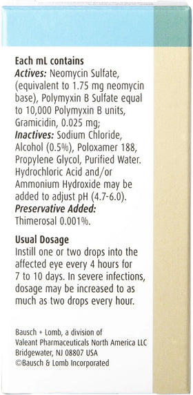 Neo-Poly Gramicidin Ophthalmic Solution (10 ml) - 0