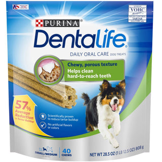 DentaLife Daily Oral Care Small/Medium Dental Dog Treats 40 count