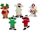 Multipet Loofa Christmas Assortment Assorted Characters 6in