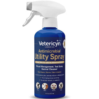 Vetericyn Plus Antimicrobial Utility Spray For Pets (16 oz)