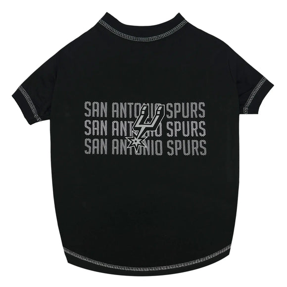 Pet's First NBA Stripe Text Tee for Dogs & Cats