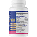 Supplement bottle with label on a white background