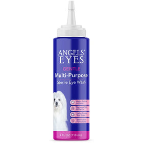 Angels' Eyes multi-purpose sterile eye wash bottle on a white background