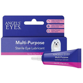 Angels' Eyes multi-purpose sterile eye lubricant packaging on a white background