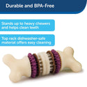 Petsafe Busy Buddy Bristle Bone Treat Dispenser Dog Chew Toy