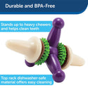 Petsafe Busy Buddy Jack Treat Dispenser Dog Chew Toy, Purple/White