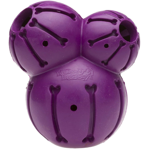 Petsafe Busy Buddy Barnacle Treat Dispenser Tough Dog Chew Toy Purple Medium