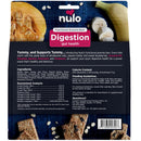 Nulo Digestion gut health functional granola bars packaging with ingredients and nutritional information.
