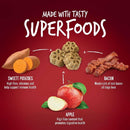 Fruitables Skinny Minis Apple Bacon Chewy Dog Treats (12 oz)