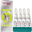 Bravecto Plus Topical Solution for Small Cats 2.6-6.2 lbs 4 tubes