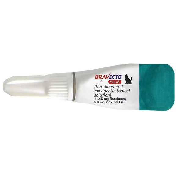 Bravecto Plus Topical Solution for Small Cats 2.6-6.2 lbs 1 tube