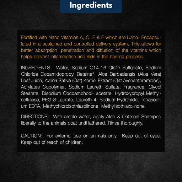 E3 K9 Aloe & Oatmeal Shampoo for Dogs (16 oz)